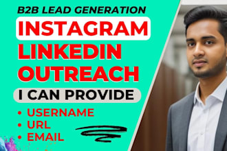 collect linkedin outreach instagram influencer leads