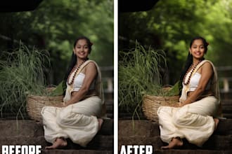 professionally color grade and edit your photos