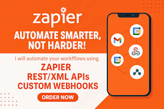 do zapier make com automation, webhooks, json, xml, web, rest api integration