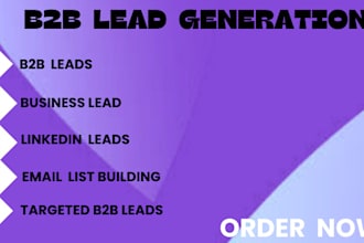 do b2b lead generation and prospect list for your business