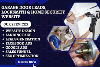 design garagedoor leads,locksmith website locksmith repair home security website