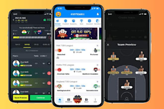 develop a fantasy sports app, crypto sports app, tournament app, fantasy bet app