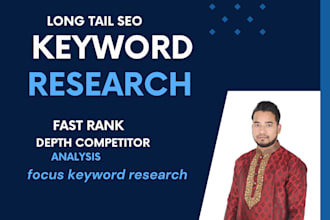 advance long tail seo keyword research n competitor analysis