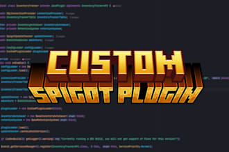 develop a spigot plugin for your minecraft server