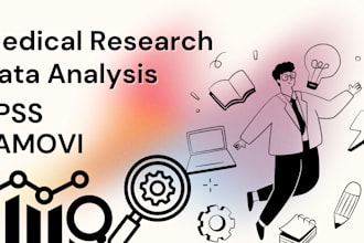 do medical research data analysis, statistical analysis