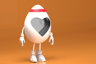 create cute 3d print model