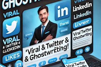 write viral twitter threads and linkedin posts