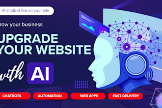 build an ai powered website with chatbot and automation