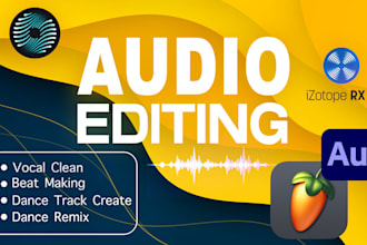 restore your audio with noise removal and editing