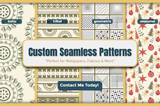 design seamless wallpaper patterns for your space