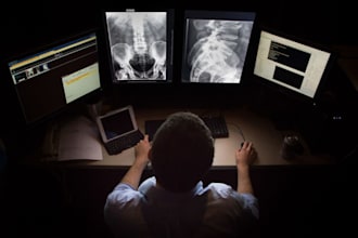 provide professional radiology reports with easy explanations