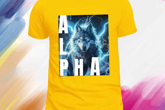 design unique typographic tshirt designs in 12 hours