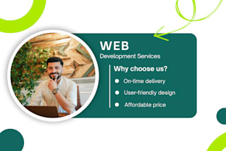 develop a responsive and dynamic website