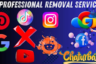 delete remove harassing defamatory harmful bad false negative posts social media