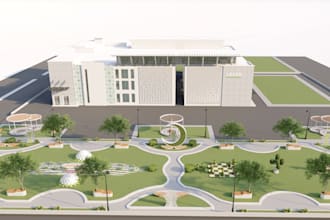 design landscape of  front yard, backyard