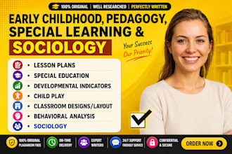 do early childhood, special education, sociology and applied behavior analysis