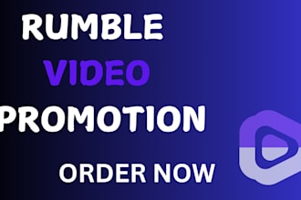 do organic rumble video promotion