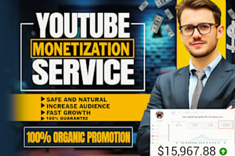 do fast youtube monetization organically