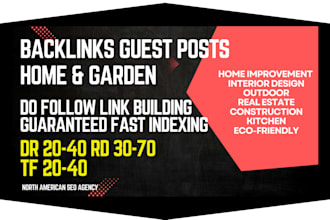 guest post backlinks home house housing garden USA UK canada australia
