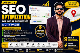 on page SEO optimization for local businesses and city pages