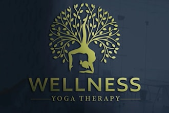 draw luxurious spa and wellness logo design