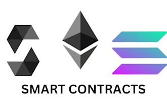 develop smart contract on solana ethereum solidity developer