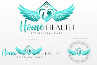 draw modern dental medical healthcare hospital clinic logo