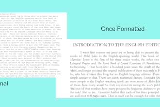 turn your manuscript into a stunning print ready book