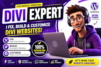 customize and fix your divi theme and divi builder