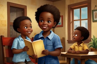 do children picture book illustration african american children book illustrator