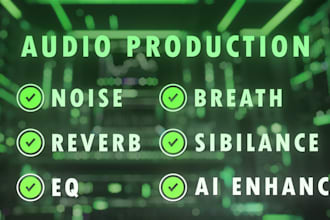 enhance your audio by removing wind, noise, echo, and restoring clarit