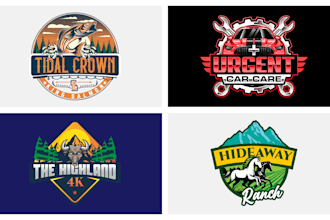 do modern custom logo design for your brand in 24hrs