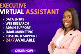 be your personal executive virtual assistant