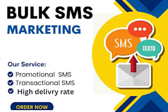 send out bulk sms blast email campaign text message sms blast to UK denmark USA