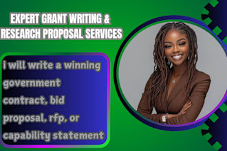 write a winning government contract, bid proposal, rfp, or capability statement