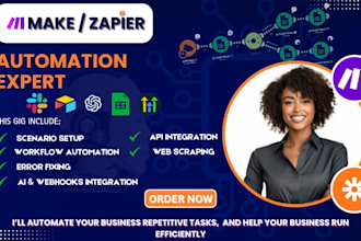 setup make com automation zapier integromat made com make automation