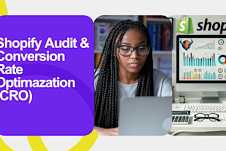 shopify store audit, cro to increase conversation,  store sales