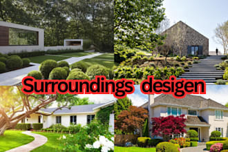 create realistic ai architectural images for your home surroundings design