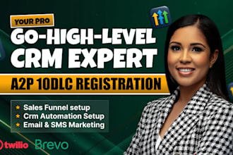 ghl a2p 10dlc registration on twilio gohighlevel landing page bulk sms marketing