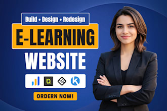 design and develop elearning and online courses website using learndash