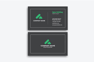design modern and elegant business card designs with print ready files