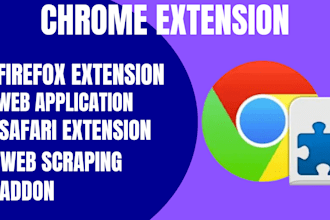create chrome extension, edge extension, browser extension, web automation