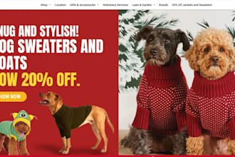 design profitable pet supply shopify store pet accessories dropshipping website
