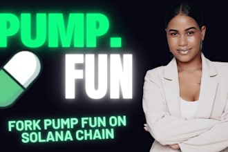 fork pump fun on solana chain launchpad