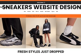 design sneakers website sneakers shopify store shoe website sneakers store