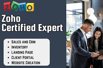 zoho expert zoho CRM, bigin, CRM plus, salesiq, campaign, social, form, site, ai