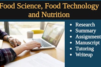 assist in all your food science related tasks