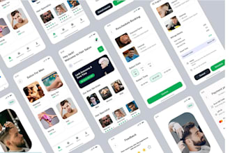 build hair stylish app ,salon booking app ,barber salon app