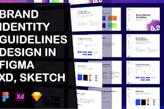 do professional brand guide, style guide, brand guideline