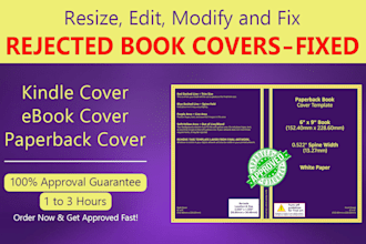 fix book cover, resize book cover, modify book cover